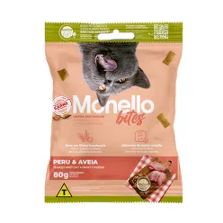 Monello Bites Turkey and Oat Sterilised Cat Treat 80 g 
