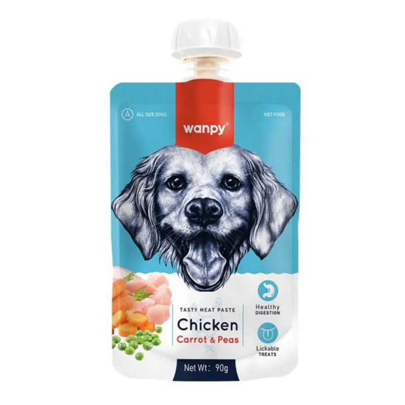 Wanpy Dog Pudding With Chicken &amp; Peas &amp; Carrot Flavor