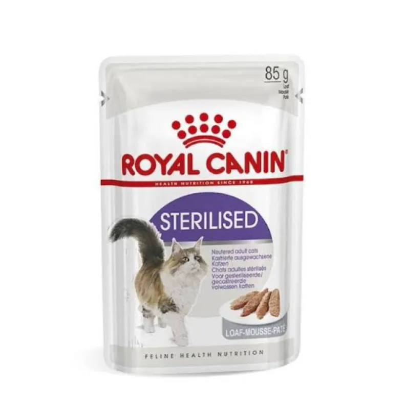 Royal Canin Sterilised Pouch Adult Wet Cat Food In Sauce