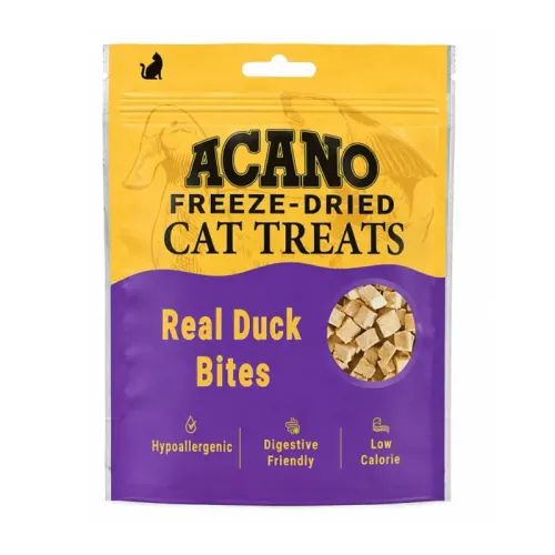 Acano Premium Freeze Dried Real Duck Bites for Cats