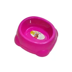 U Pet Plastic Food Plate for Dogs and Cats