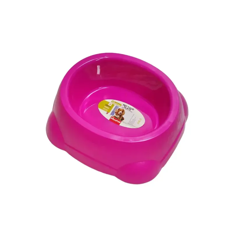 U Pet Plastic Food Plate for Dogs and Cats
