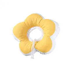 Flower Petal Soft Fabric Elizabethan Collar for Cats and Dogs