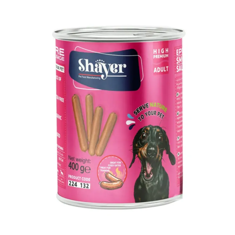 Shayer Epicure Smoked Sausage Adult Dog Treat