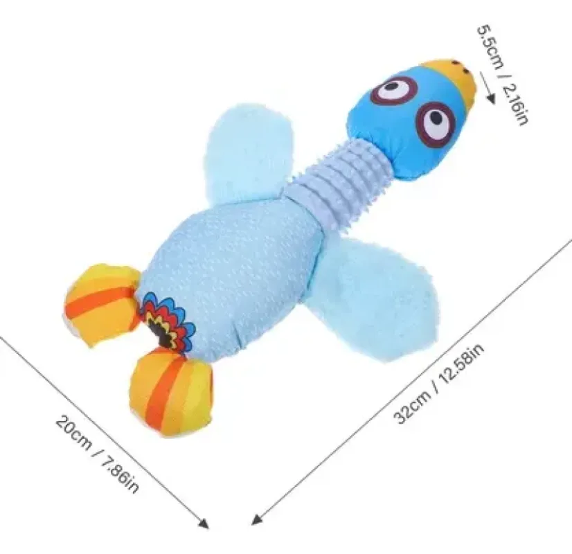 Sevilpet Postal Playthings Canvas Dog Toy - Mailman