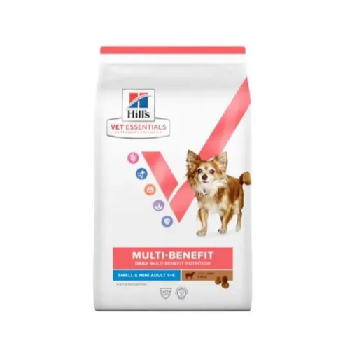 Hill's Vet Essentials Multi-Benefit Adult Small & Mini Dry Dog Food with Lamb & Rice