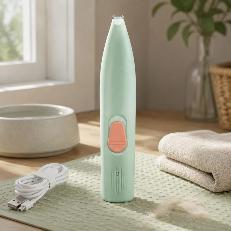 Pet Grooming Clippers F2 - Paw Hair Trimmer with LED Light