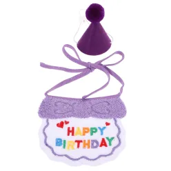 Pet Bari Birthday Hat and Bandana Set for Dogs and Cats
