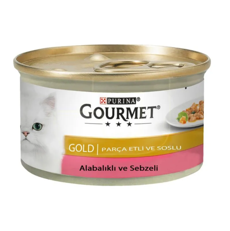  Gourmet Gold Cat Canned Trout &amp; Vegetables In Gravy