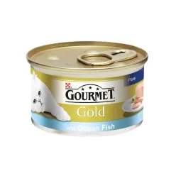 Gourmet Gold Canned Mous Adult Wet Cat Food With Fish