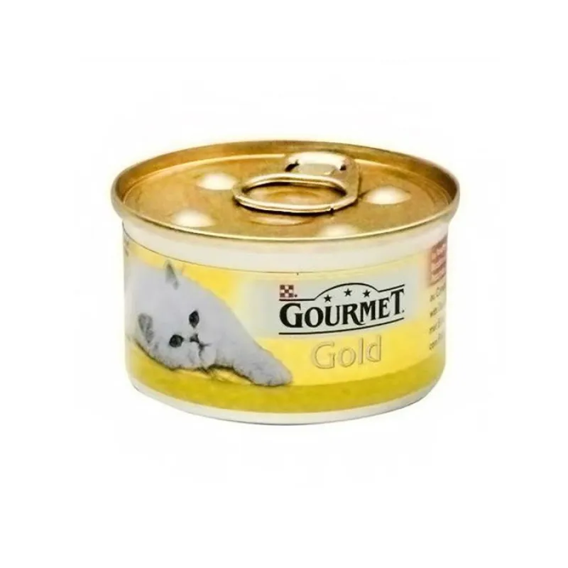 Gourmet Gold  Chunk Canned Adult Wet Cat Food With  Duck &amp; Olive