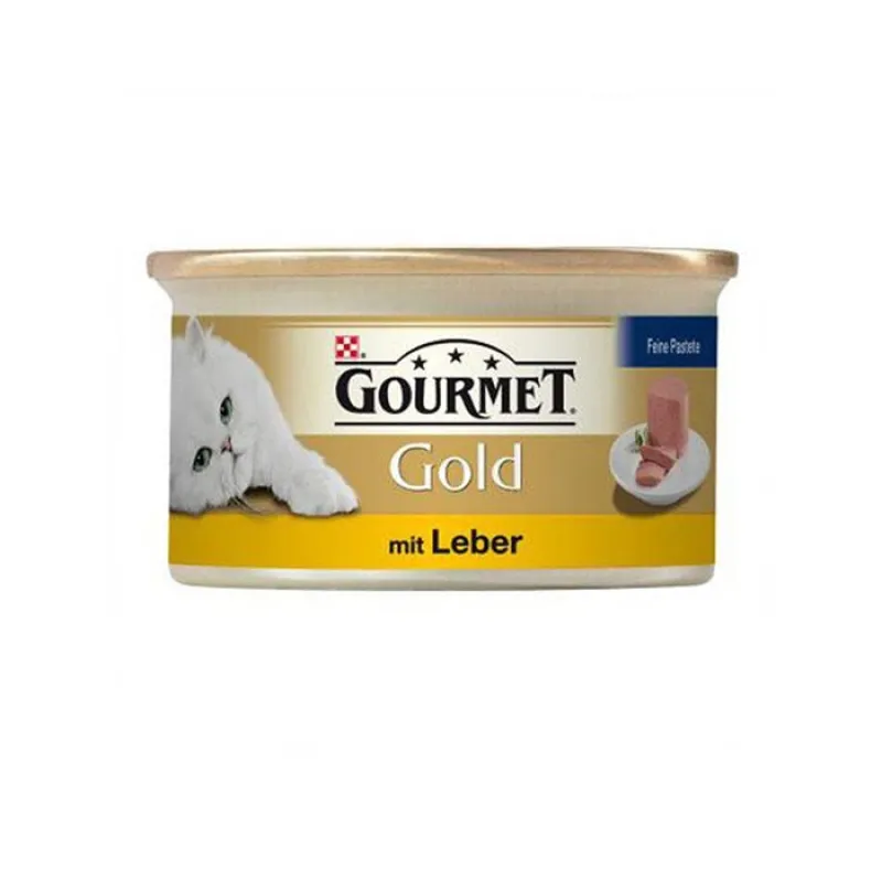 Gourmet Gold Canned Pate Adult Wet Cat Food With liver