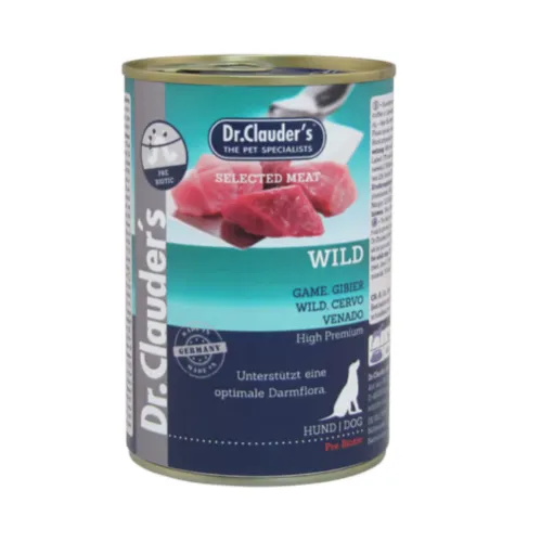 Dr. Clauder's Selected Meat Wild Game Canned Adult Dog Food