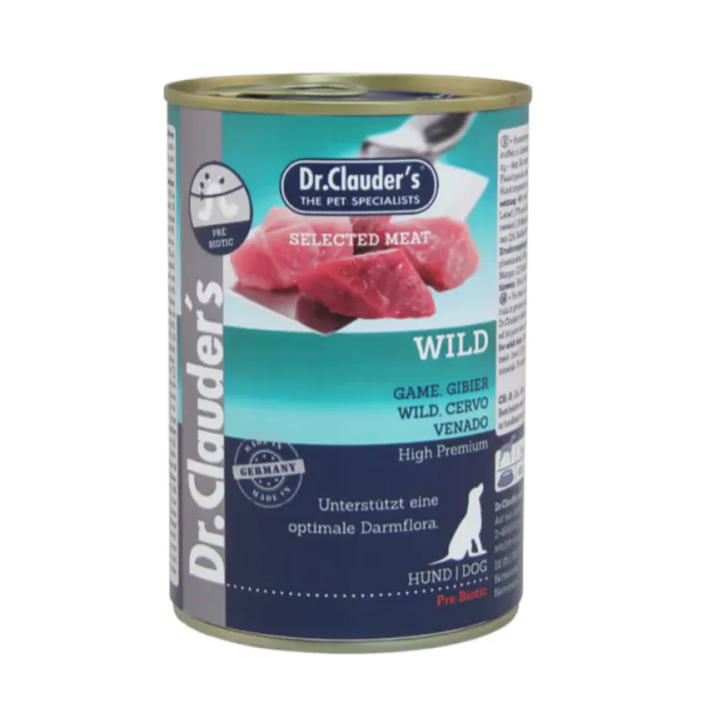Dr. Clauder's Selected Meat Wild Game Canned Adult Dog Food