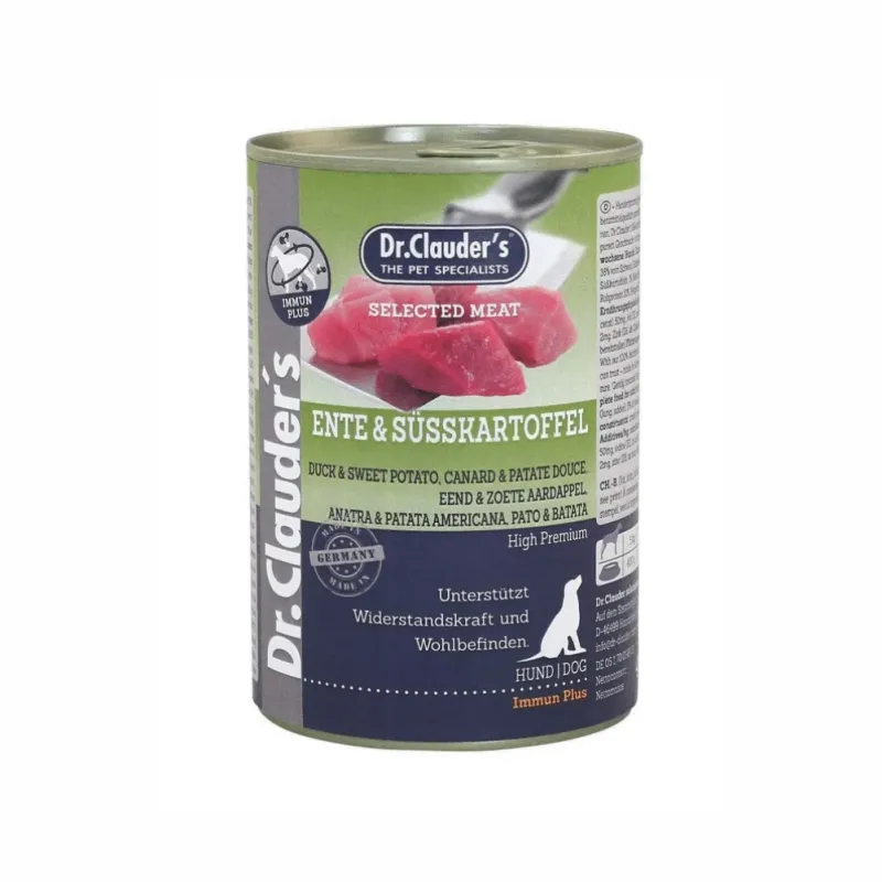 Dr. Clauder's Selected Meat Duck & Sweet Potato Adult Dog Food