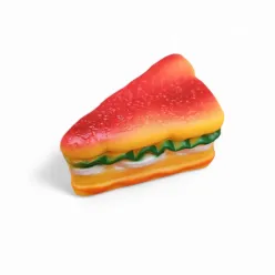 PetVogue Healthy Chewing Squeaky Dog Toy Snack Shape