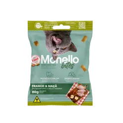 Monello Bites Oral Health Cat Treat Chicken and Apple