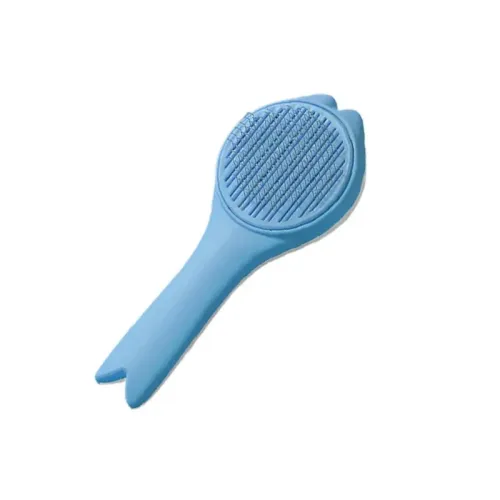 Pet Self-Cleaning Slicker Brush Fish Design for Dogs & Cats