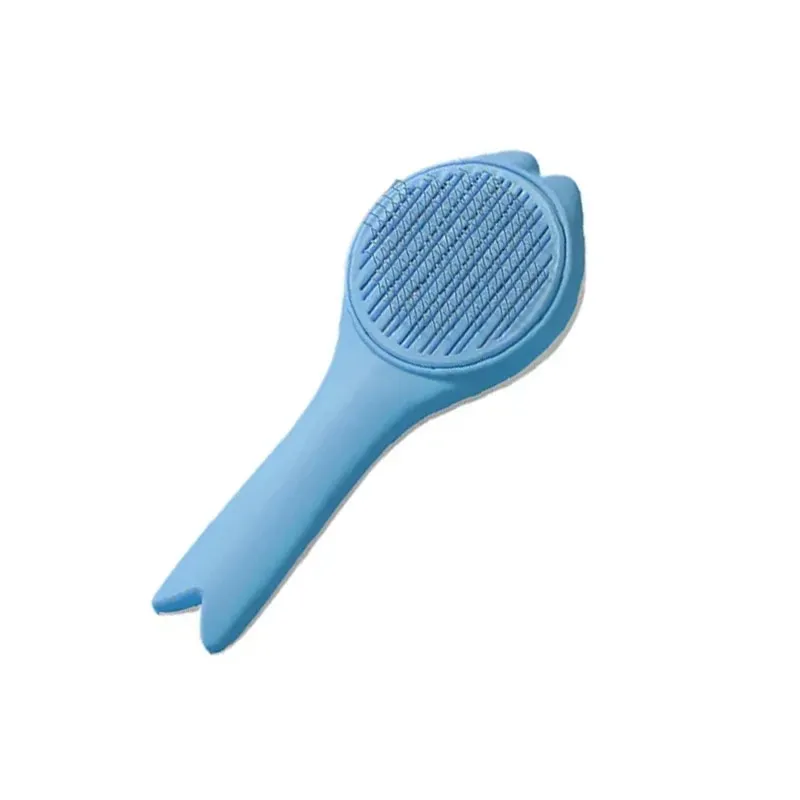 Pet Self-Cleaning Slicker Brush Fish Design for Dogs & Cats