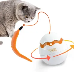 AFP Modern Cat Dino Egg Spinner Cat Toy