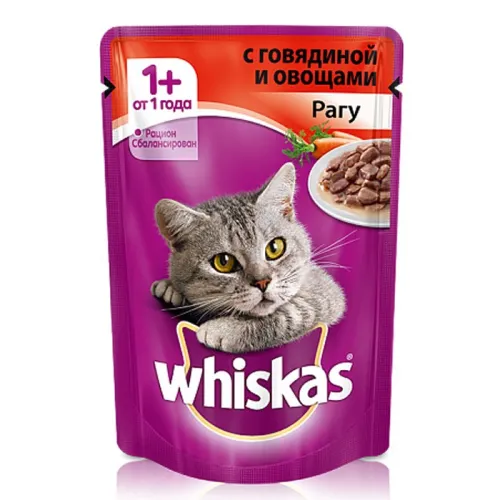 whiskas beef &amp; vegetable