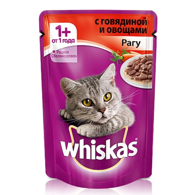 whiskas beef &amp; vegetable