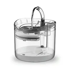 WF160 Round Transparent Automatic Pet Water Fountain 1.8L/61oz