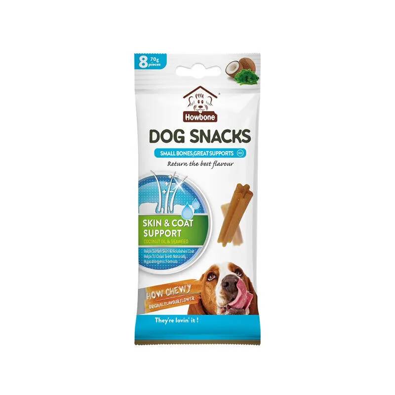 Howbone How Chewy Dog Snack Flower Skin & Coat Support