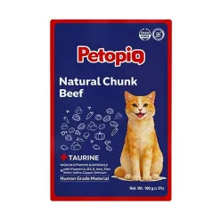 Petopia Natural Chunk Beef Wet Cat Food
