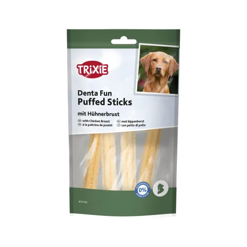 Trixie Denta Fun Puffed Sticks with Chicken Breast