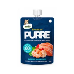 Dentalight Prebiotics+ PURRE Creamy Treats For Cats - Salmon & Shrimp