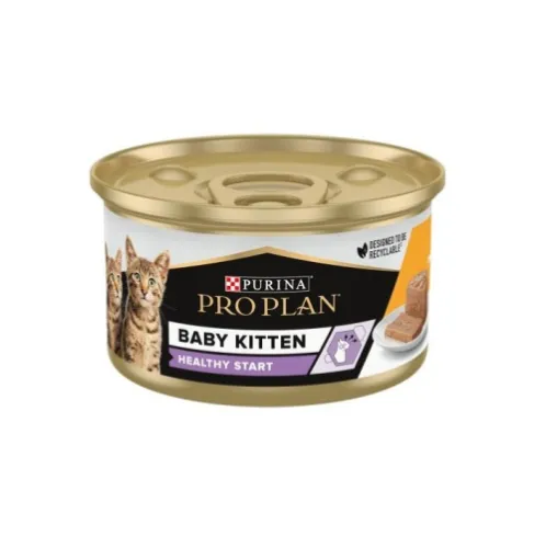 Pro Plan Baby Kitten Healthy Start Mousse Wet Cat Food Can