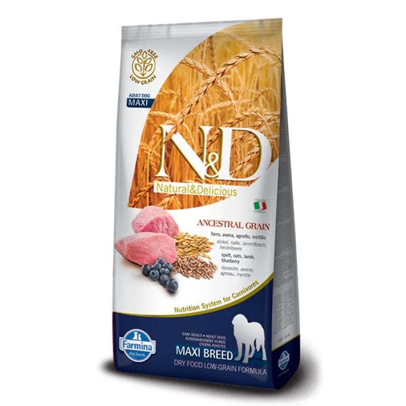 N&amp;D Large Breed Adult Dry Dog Food With Lamb &amp; Blueberries