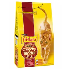 FRISKIES Crunchy & Tender beef, chicken and vegetables