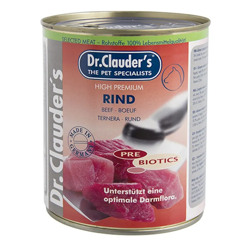 Dr.Clauders Canned For Dog Pre-Biotic With Beef