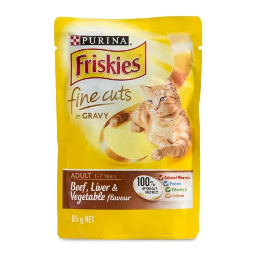 Friskies Pouch with Beef ,liver ,Vegetable