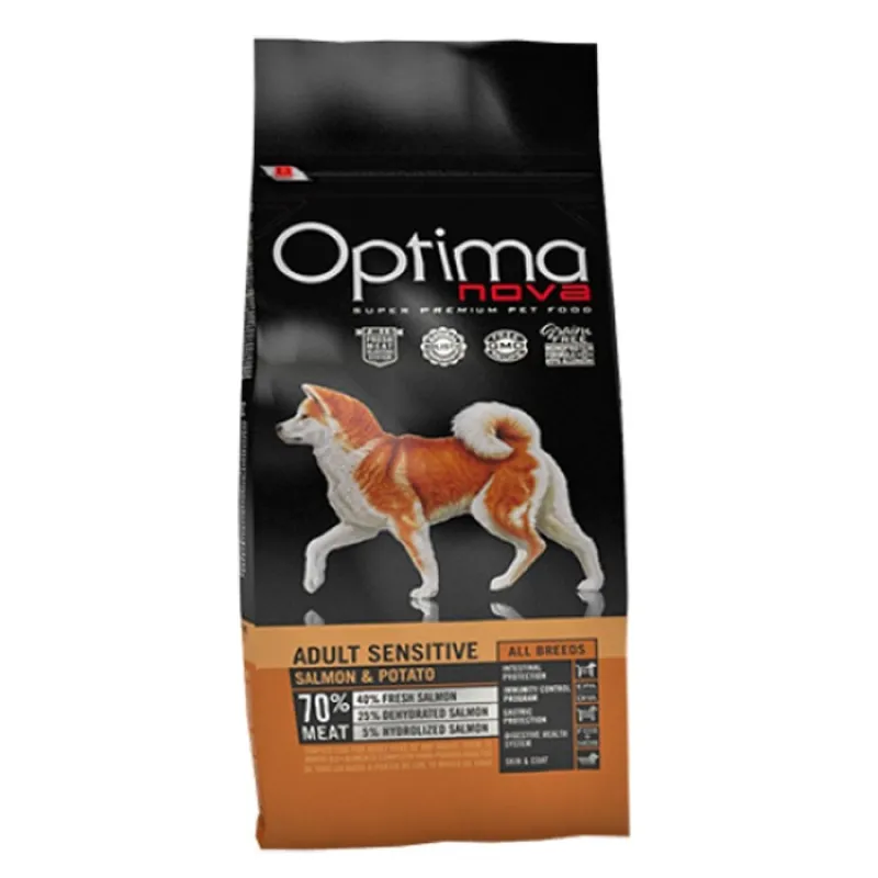 Optima Nova Dog Sensitive Adult Salmon &amp; Potato