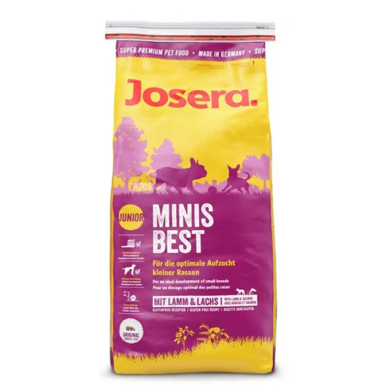 Josera Minis Best Puppy Dry Food For Small Breed With Beef