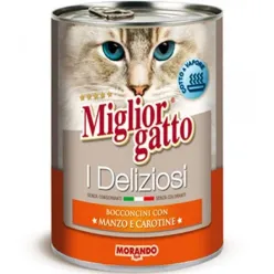 Miglior Gatto Chunks Beef &amp; Carrots