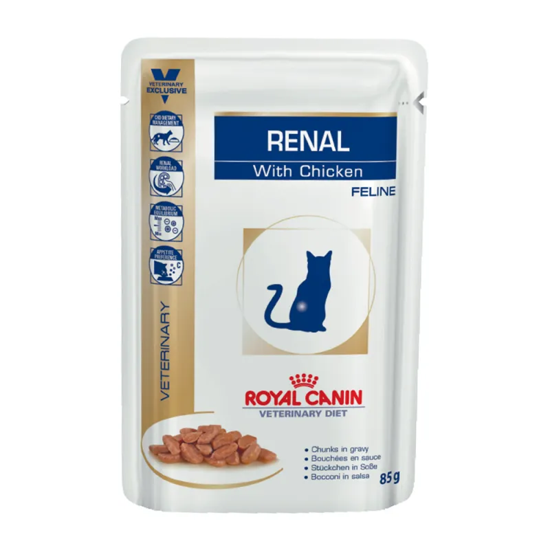 Royal Canin Renal Pouch Adult Wet Cat Food With Chicken