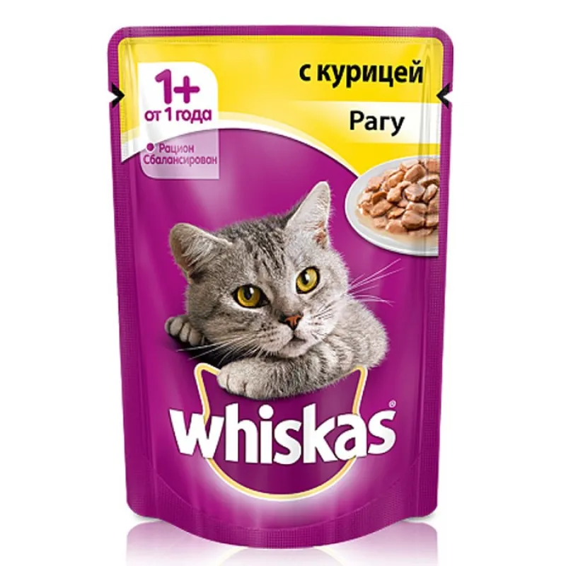 whiskas chicken pouch