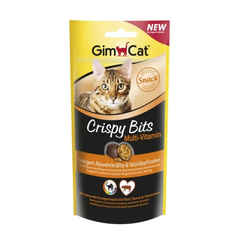 Gimcat Crispy Bits Multi-Vitamin With Beef