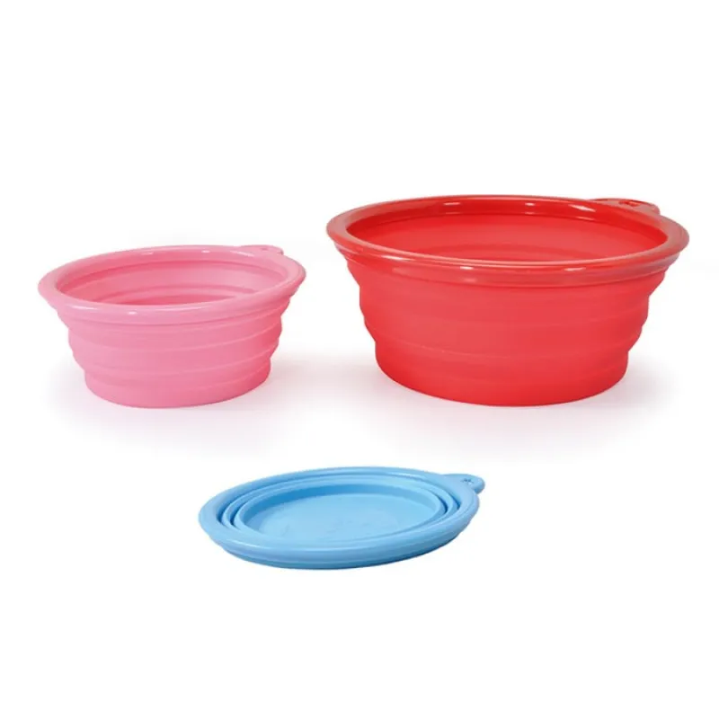 Colors Mixed Bowl Travelling Silicone