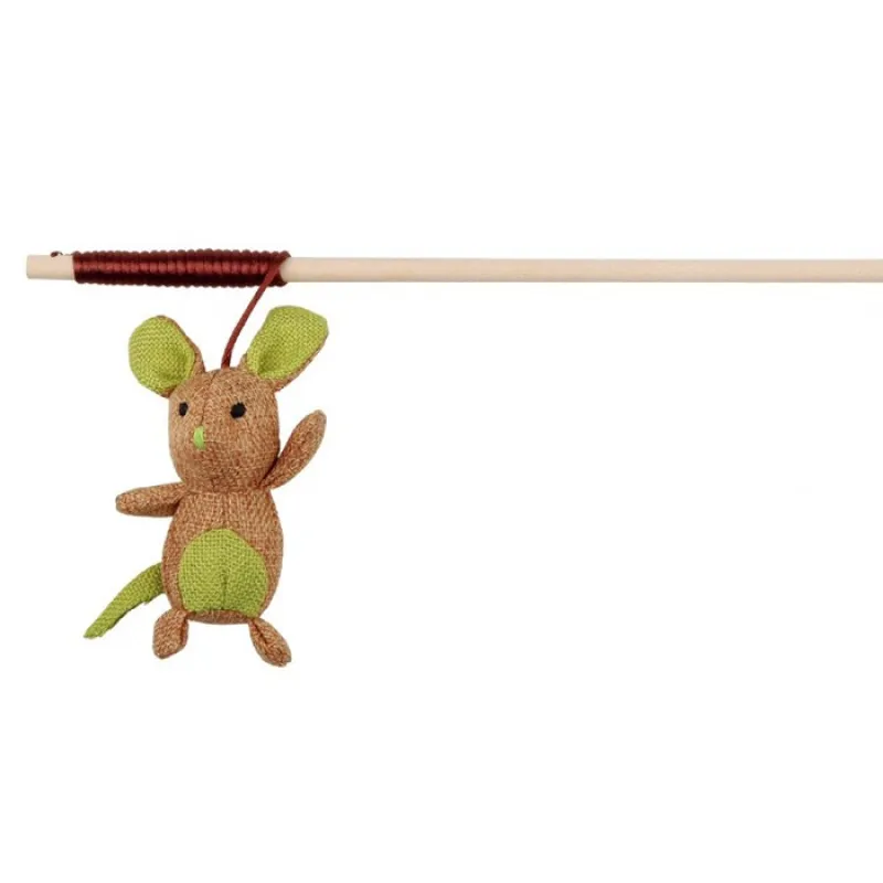 Trixie Playing Rod With Mouse