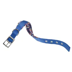 Daytona Fantasy Dog Collar Blue