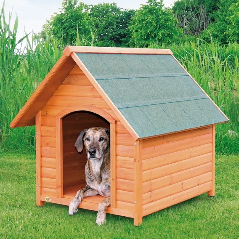 Natura Dog Kennel with Saddle Roof