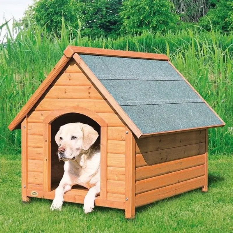 Natura Dog Kennel with Saddle Roof