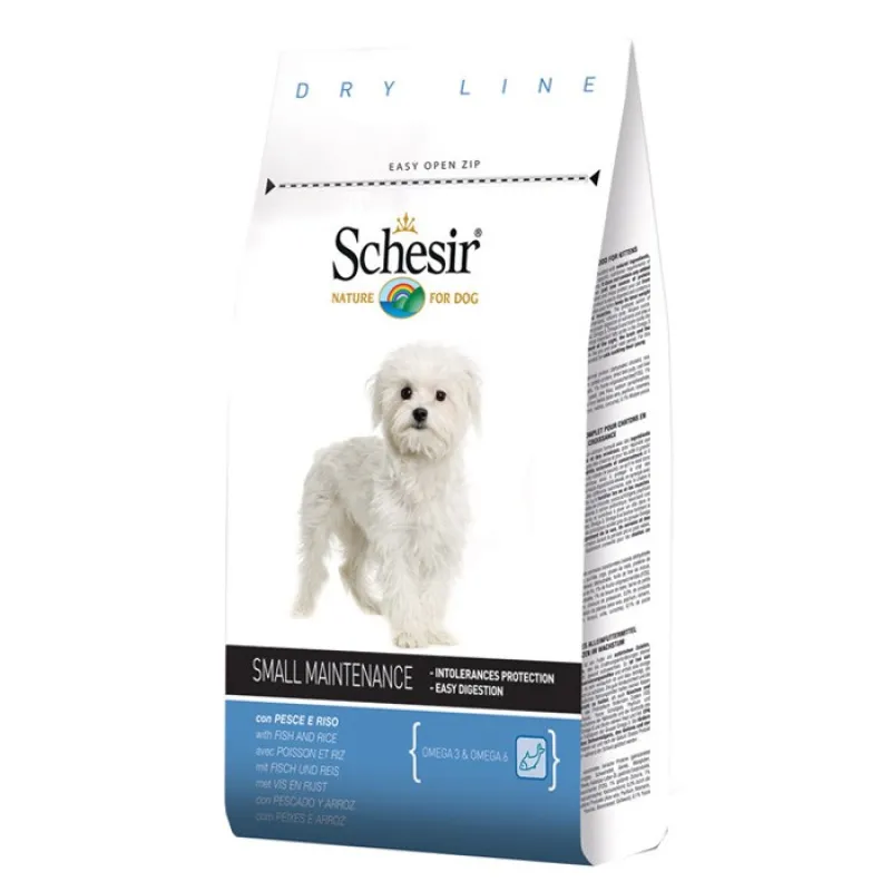 Schesir Small Breed Adult Dry Dog Food With Fish &amp; Rice