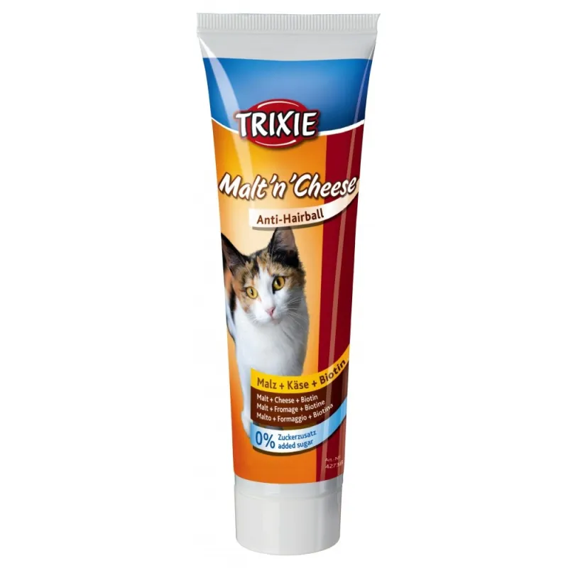 Trixie Cat Anti Hairball Paste With Cheese Flavor