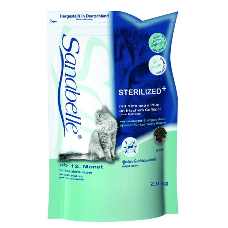 Sanabelle Sterilized Adult Dry Cat Food With poultry Flavor